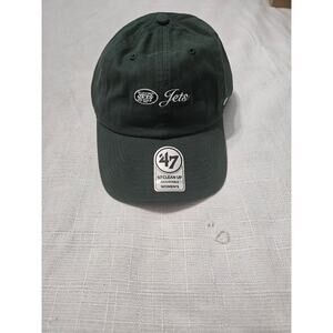47 Brand New York Jets Embroidered Clean Up Adjustable Hat